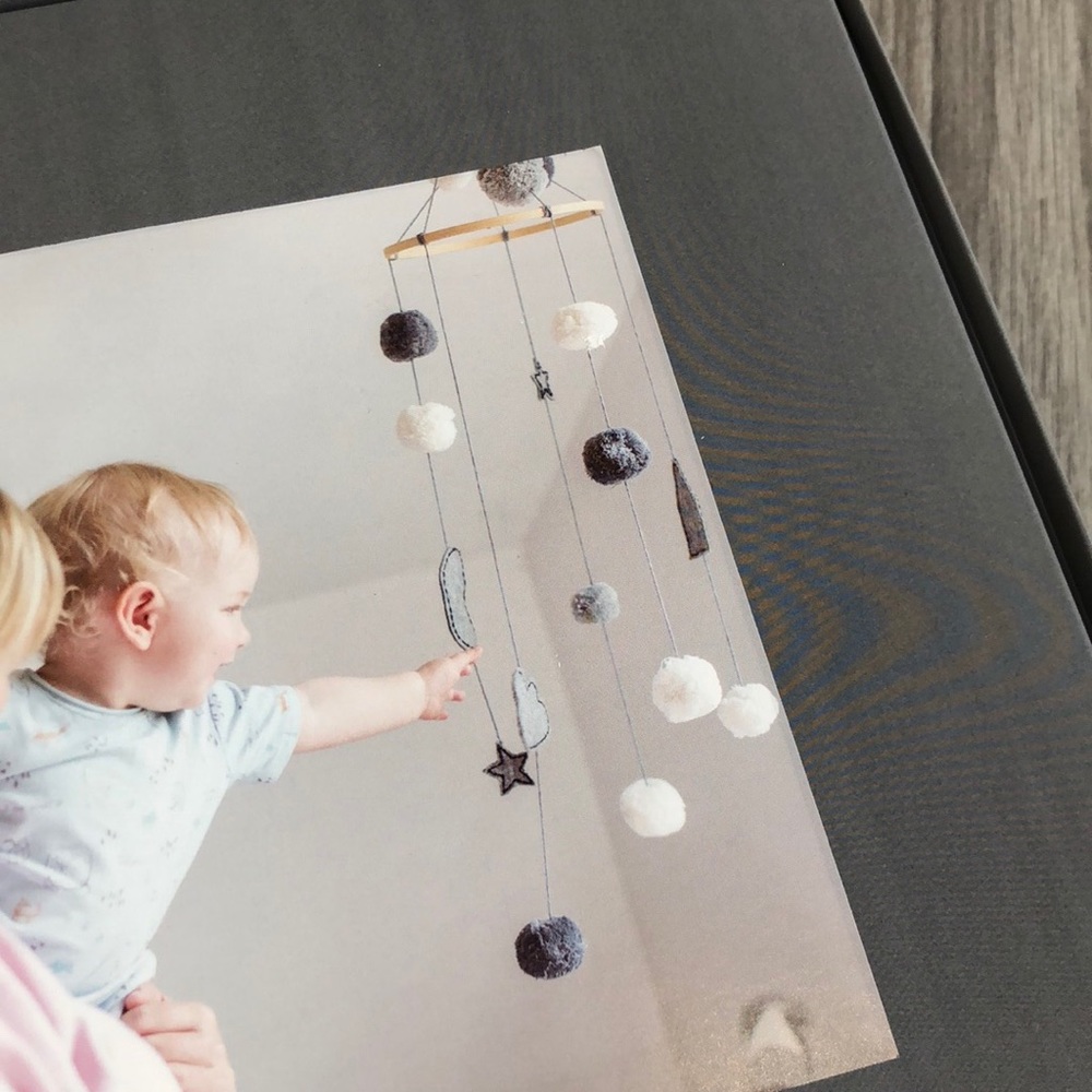 Decorative baby mobile